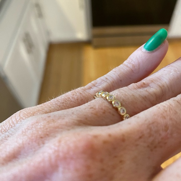 Heart Made of Gold Bezel ring size 6 - Picture 2 of 4